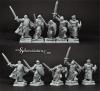 28mm/30mm Knights 5 miniatures set3 (5)