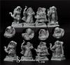 Dwarven Female Archers 4 miniatures set (4)