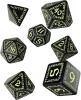 Runic Black & glow-in-the-dark Dice Set (7)