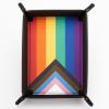 Pride Fold Up Velvet Dice Tray - Rainbow Flag: Gaymers Pride: FanRoll