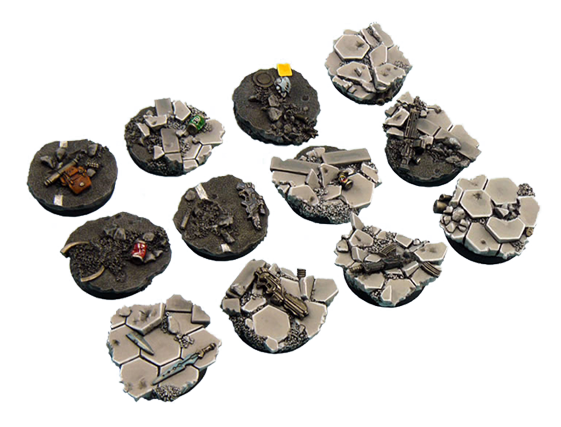 Urban Fight Arc Bases, Round 25mm (5)