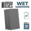 Wet water proof SandPaperÂ 180x90mm - 600 grit