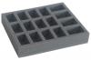 Half-sized foam tray for 16 miniatures on 32 mm bases