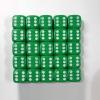 Spot Dice Opaque Green Bag of 50 16mm D6