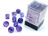 Chessex - Nebula 12mm D6 Dice Block - Luminary Nocturnal Blue Dice