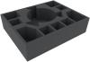 FSMFEQ085BO 85 mm Full-Size foam tray with 10 compartments