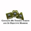 Waffen-SS Tokens (x20) & Objectives (x2)