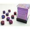 Chessex - Gemini 12mm D6 Dice Block - Blue & Purple with Gold