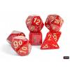 Chessex - Mega-Hedral 7 Dice Set - Glitter Ruby