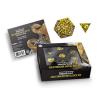 Fanroll - D&D Dragon Scale Metal Dice Set - Gold