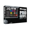 Pro Acryl 1 Step Paint Set One - 12 Colors