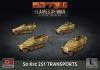 Sd Kfz 251 half-track Transport Platoon (x5 Plastic)