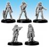 Militia - Females with Small Arms (5 figures all different)