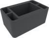 HSMEVE120BO 120 mm Half-Size foam tray with 5 compartments