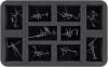 HS050A039 Feldherr foam tray for Harlequins - 10 compartments
