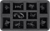 HS050A067 Feldherr foam tray for Drukhari - 10 compartments