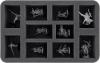 HS050A076 Feldherr foam tray for Sisters of Silence and Inquisition - 10 compartments