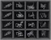 FS050A036 Feldherr foam tray for Chaos Space Marines - 16 compartments