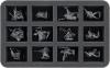 HS040A032 Feldherr foam tray for Astra Militarum - 12 compartments