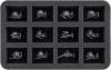 HS040A017 Feldherr foam tray for Ossiarch Bonereapers - 12 compartments