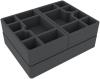 Feldherr foam set for Citadel Skirmish Figure Case - 14 Miniatures + game materials