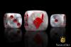 Robot Helm White Dice Set (Round) - Baron of Dice