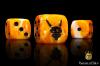 Drone Ochre Dice Set (Round) - Baron of Dice