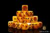 Universal Peace Ochre Dice Set (Round) - Baron of Dice