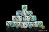 Hydra White Shadow Dice Set (Round) - Baron of Dice
