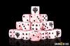 Bloody Massacre Blood Speckled Dice Set (Round) - Baron of Dice