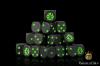 Black Plague Dice Set (Round) - Baron of Dice