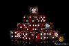Cogs of Chaos Blood Red Dice Set (Round) - Baron of Dice