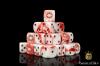 Carnage White Dice Set (Round) - Baron of Dice