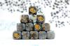 Golden Cog Dice Set (Round) - Baron of Dice