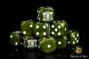 Military Gate Green Dice Set (Round) - Baron of Dice