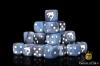 Carcharodon Great White Shark Void Grey Dice Set (Round) - Baron of Dice