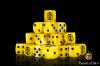 Imperial Helm Yellow Dice Set (Round) - Baron of Dice