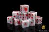 Drone White Dice Set (Round) - Baron of Dice