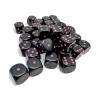 Chessex - Opaque 12mm D6 Dice Block - Black/Pink