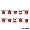 Orc Heads in Iron Masks (10)
