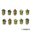 Orc Jungle Kommando Heads (10)