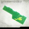 Bedlam Fraternity Battle Ruler [green] (1)
