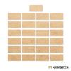 Rectangle 30x60 mm (25)
