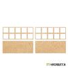 Heavy Infantry 5x2 Square Base Converter Trays (2)