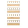 Infantry 6x1 Square Base Converter Trays (4)
