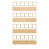 Heavy Infantry 6x1 Square Base Converter Trays (4)