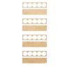 Infantry 5x1 Round Base Adapter Trays (4)