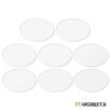 Clear Acrylic Bases: Oval 105x70mm (8)