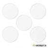 Clear Acrylic Legion Bases – 27 mm (20)