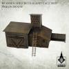 Poland 1939 WOODEN SHED WITH RABBIT CAGE AND PIGEON HOUSE
